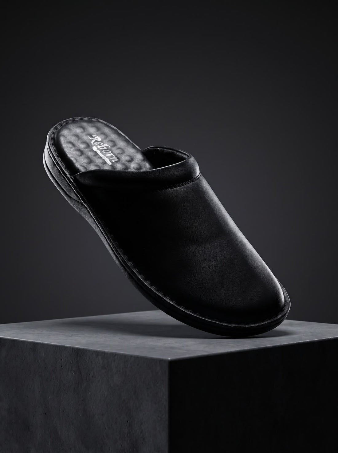 Leather cut shoes